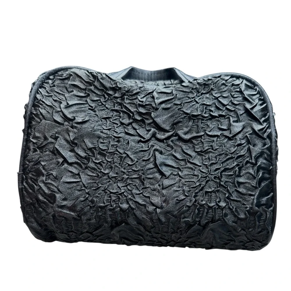 Studio Selection Women's‎ Cosmetic Bag Set 3 Make Up Bags black Ruched  8
